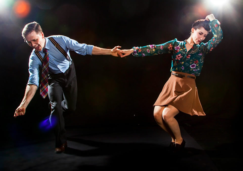 Virtual Swing Dancing Exercise Learn to East Coast Swing BeFun BeKind