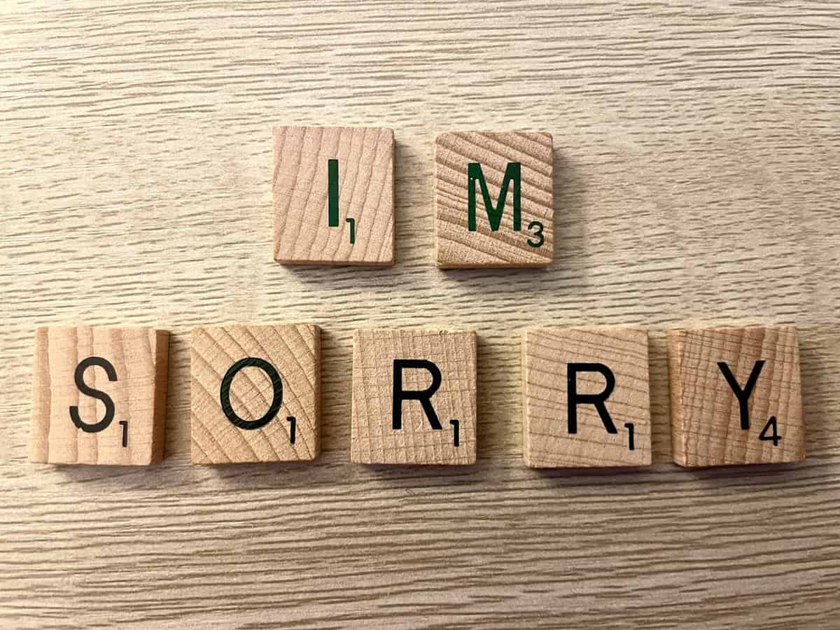 should apologize